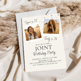 gezamenlijke uitnodiging voor verjaardagsfoto's