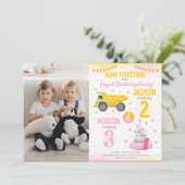 Gezamenlijke verjaardag Bouw en Prinses Broer en Z Kaart (Staand voorkant)