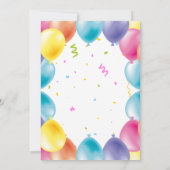 Gezamenlijke Verjaardag Broer Dubbele Partij Dubbe Kaart (Achterkant)