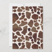 Gezamenlijke Verjaardag Cowboy Westerne Uitnodigin Kaart (Achterkant)