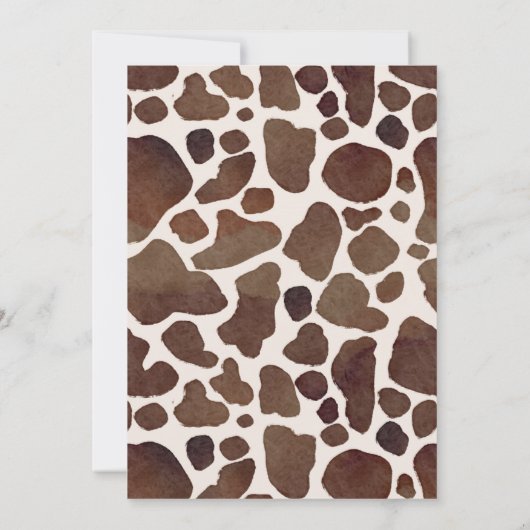 Gezamenlijke Verjaardag Cowboy Westerne Uitnodigin Kaart (Achterkant)