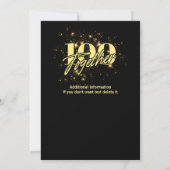 Gezamenlijke Verjaardag Dubbele Viering Twee keer Kaart (Achterkant)