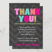 Gezamenlijke verjaardag Hartelijk dank voor de Twi Bedankkaart (Voorkant / Achterkant)