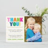 Gezamenlijke verjaardag Hartelijk dank voor de Twi Kaart (Staand voorkant)