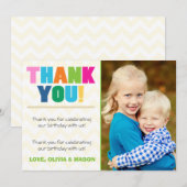 Gezamenlijke verjaardag Hartelijk dank voor de Twi Kaart (Voorkant / Achterkant)