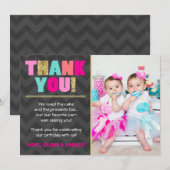 Gezamenlijke verjaardag Hartelijk dank voor de Twi Kaart (Voorkant / Achterkant)