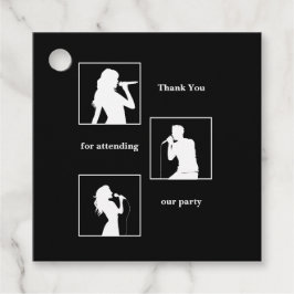 Gezamenlijke Verjaardag Triple The Fun Minimalist  Bedankjes Labels