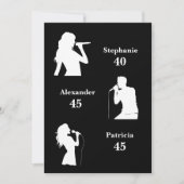 Gezamenlijke Verjaardag Triple The Fun Minimalist Kaart (Voorkant)