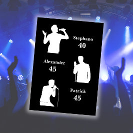 Gezamenlijke Verjaardag Triple The Fun Minimalist  Kaart