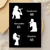 Gezamenlijke Verjaardag Triple The Fun Minimalist Kaart