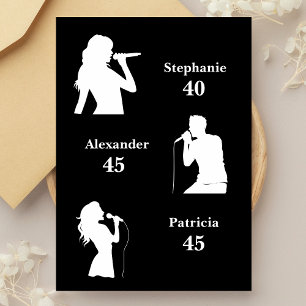 Gezamenlijke Verjaardag Triple The Fun Minimalist  Kaart