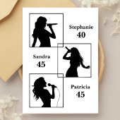 Gezamenlijke Verjaardag Triple The Fun Minimalist Kaart