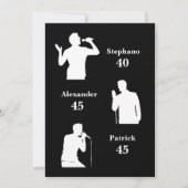 Gezamenlijke Verjaardag Triple The Fun Minimalist  Kaart (Voorkant)