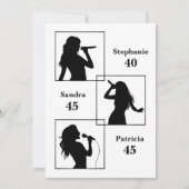 Gezamenlijke Verjaardag Triple The Fun Minimalist  Kaart (Voorkant)