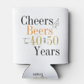 Gezamenlijke verjaardagsfeest juichen en bieren mi blikjeskoeler (Achterkant)