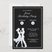 Gezamenlijke Verjaardagsfeest Volwassenen Diamond  Kaart (Voorkant)