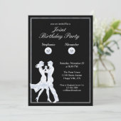 Gezamenlijke Verjaardagsfeest Volwassenen Diamond  Kaart (Staand voorkant)