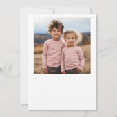 Gezamenlijke Verwant Portret Foto Minimale Boho Ve Kaart (Achterkant)