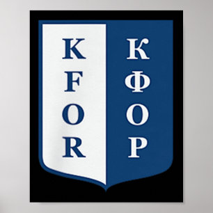 Gezamenlijke vredesoperatie Yug van de KFOR-vredes Poster