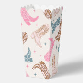 Gezamenlijke Westerne verjaardagsfeestje Popcorn B Bedankdoosjes (Voorkant)