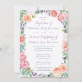 Gezamenlijke zusters Doop / Verjaardagsfeest / Com Kaart (Voorkant)