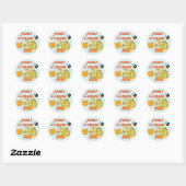 Gezamily Cruise 2025 Ronde Sticker (Vel)