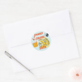 Gezamily Cruise 2025 Ronde Sticker (Envelop)