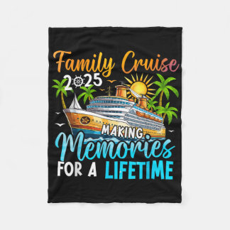 Gezamilyke Cruise 2025 Gezins Cruise Vakantie Fleece Deken
