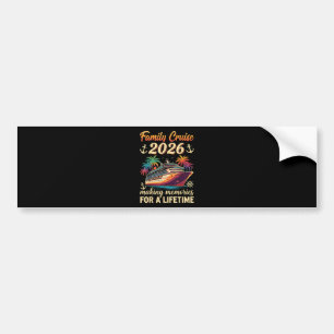 Gezamilyke Cruise 2026 Onvergetelijke Herinneringe Bumpersticker