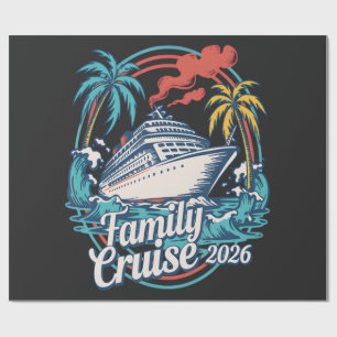 Gezamilyke Cruise 2026 Zomer Strandvakantie Famili Cadeaupapier