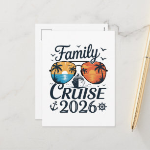 Gezamilyke Cruise 2026 Zomer Vakantie Feestdagenkaart