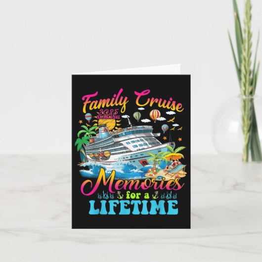 Gezamilyke Cruise Maakt Herinneringen Voor Een Lev Kaart (Voorkant)