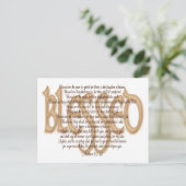 Gezegd - Beatitudes Briefkaart (Staand voorkant)