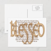 Gezegd - Beatitudes Briefkaart (Voorkant / Achterkant)