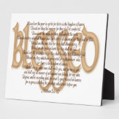 Gezegd - Beatitudes Fotoplaat (Zijkant)