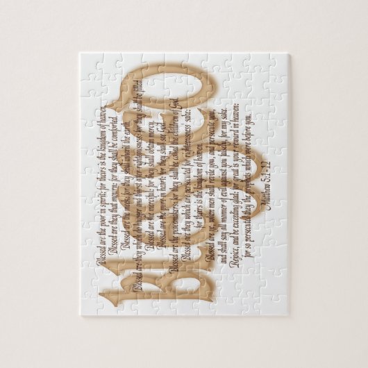 Gezegd - Beatitudes Legpuzzel (Verticaal)