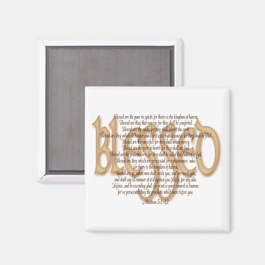 Gezegd - Beatitudes Magneet (Voorkant / Achterkant)