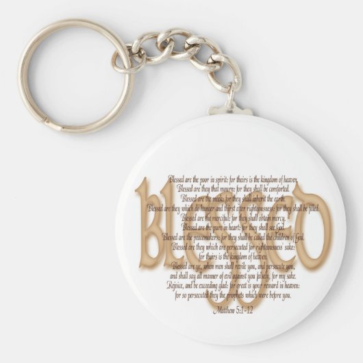 Gezegd - Beatitudes Sleutelhanger (Voorkant)
