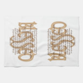 Gezegd - Beatitudes Theedoek (Horizontaal)