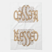 Gezegd - Beatitudes Theedoek (Verticaal)