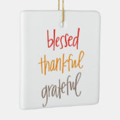 Gezegd dankbaar dankbaar keramisch ornament (Rechts)
