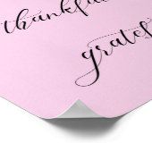 Gezegd, dankbaar, voordelig Spiritueel citaat Poster (Hoek)