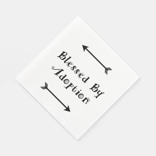 Gezegd door adoptie - Foster Care Servetten (Hoek)