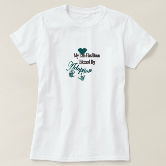 Gezegd door adoptie-Shirt T-shirt (Design voorkant)