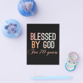 Gezegd door God gedurende 70 jaar Flyer (Enkel)