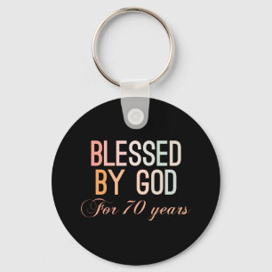 Gezegd door God gedurende 70 jaar Sleutelhanger