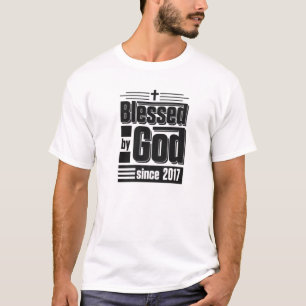 Gezegd door God sinds 2017 Christelijk Tharek Birt T-shirt