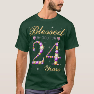Gezegd door God voor 24 jaar oude verjaardag Snipp T-shirt