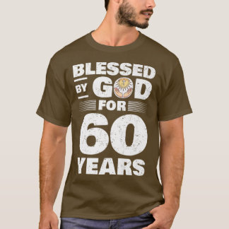 Gezegd door God voor 60 jaar60e jaarpremie T-shirt