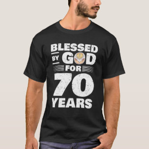 Gezegd door God voor 70 jaar - 70 jaar verjaardag T-shirt